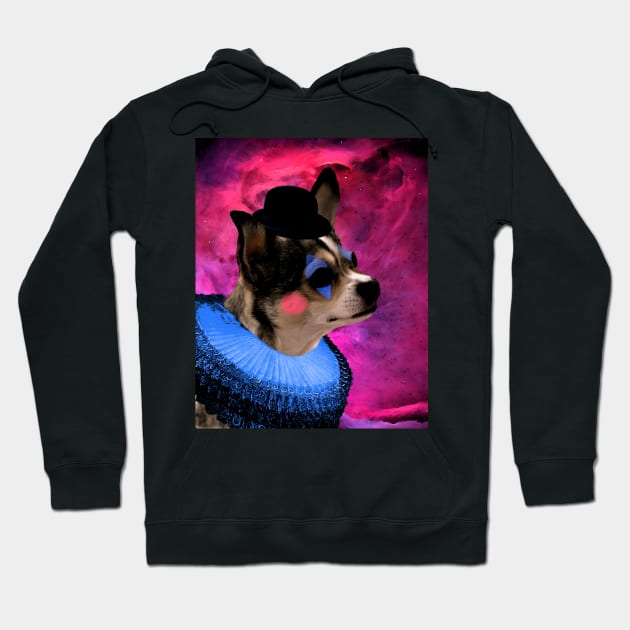 Circus Chihuahua in Space Hoodie by Loveday101